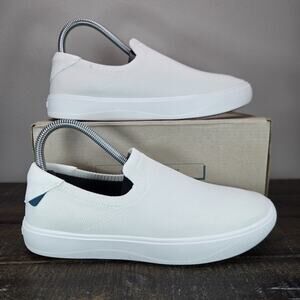 Vessi Boardwalk Slip On Womens Size 7 Waterproof Shoes Sneakers Sail White